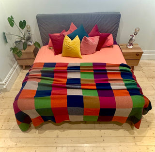 BLANKETS - HAMPTON - LAMBSWOOL - -