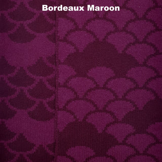 SCARVES - RECHERCHE BAY - LAMBSWOOL - Bordeaux Maroon -