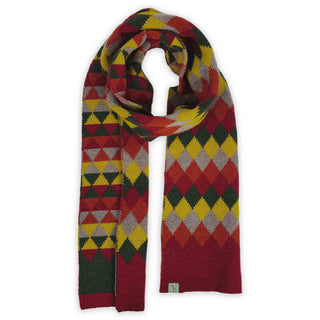 SCARVES - ARGYLISH - LAMBSWOOL - -