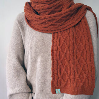 SCARVES - BRIOCHE - LAMBSWOOL - -