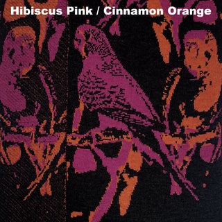 SCARVES - BUDGIE - MERINO - Cinnamon Orange / Hibiscus Pink -