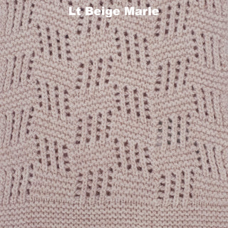 SCARVES - PLINKO - LAMBSWOOL - Lt Beige Marle -