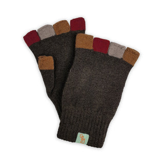 GLOVES - FABULOUS FAGINS - FINGERLESS - LAMBSWOOL - -