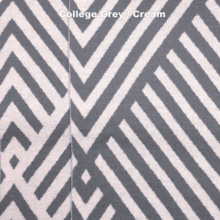 BLANKETS - STRIKE - MERINO - College Grey / Cream - Extra Small