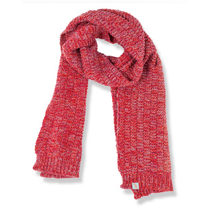 SCARVES - MUMBO JUMBO - LAMBSWOOL - Raspberry Marle / Rust -