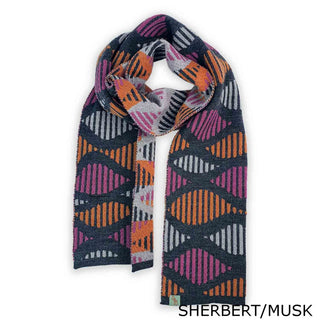 SCARVES - RUSTY CAGE - MERINO - -