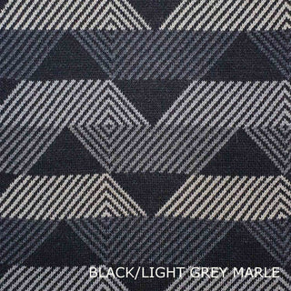 SCARVES - SINGALONG - MERINO - Black / Lt Grey Marle -