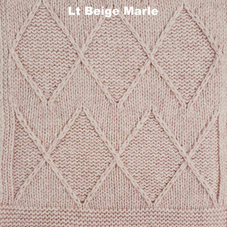 SCARVES - STARLIGHT - LAMBSWOOL - Lt Beige Marle -