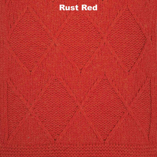 SCARVES - STARLIGHT - LAMBSWOOL - Rust Red -