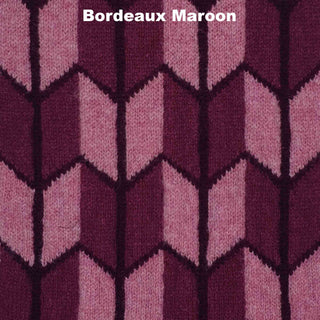 SCARVES - CLOVIS - LAMBSWOOL - Bordeaux Maroon -