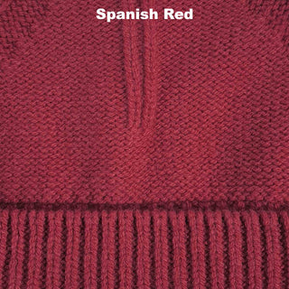 BEANIES - SCUD - LAMBSWOOL - Spanish Red -