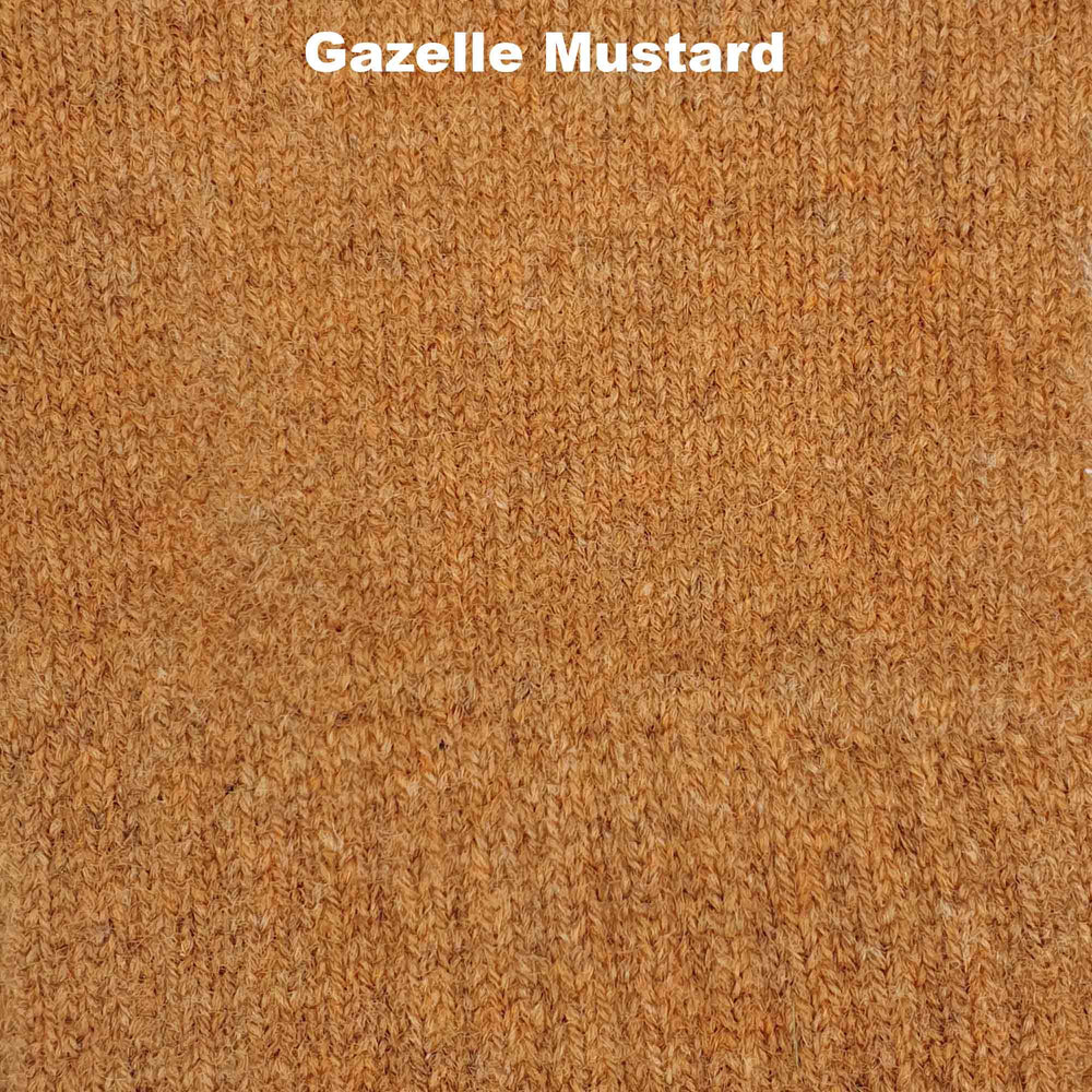 GLOVES - FAGINS -  FINGERLESS GLOVES LAMBSWOOL - Gazelle Mustard - 