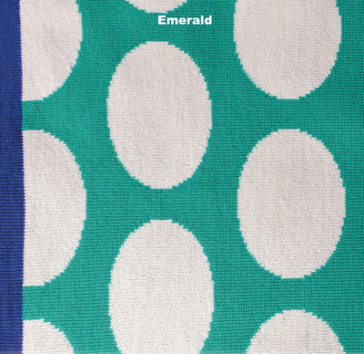 BLANKETS  - BETTY - KNIT BLANKET - Emerald - Extra small