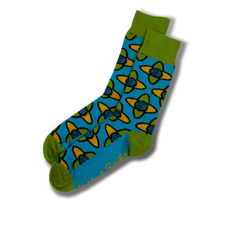 SOCKS - FIDGET SPINNER - AUSTRALIAN COTTON - Green - S / 2-8