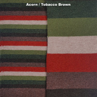 SCARVES - NO. 1 - LAMBSWOOL - Acorn / Tobacco Brown -