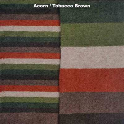 SCARVES - NO. 1 - PREMIUM AUSTRALIAN LAMBSWOOL - Acorn / Tobacco Brown - 
