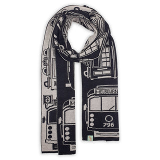 SCARVES - TRAM I AM - MERINO - -