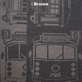 SCARVES - TRAM I AM - MERINO - Brown -