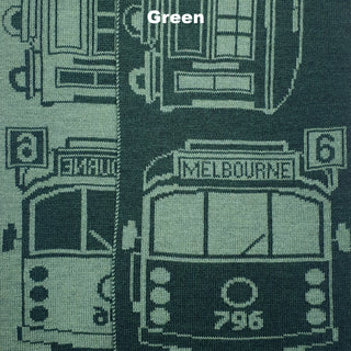 SCARVES - TRAM I AM - MERINO - Green -