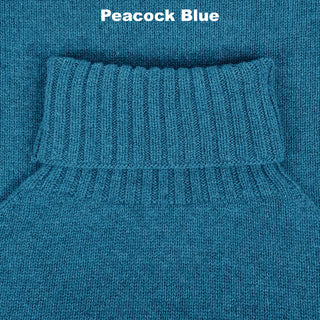 PONCHOS - AMELIE - LAMBSWOOL - Peacock Blue - 