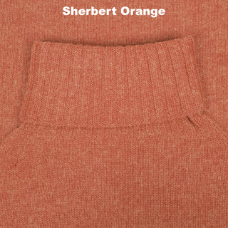 PONCHOS - AMELIE - LAMBSWOOL - Sherbert Orange - 