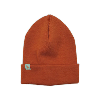 BEANIES - BASE - MERINO - Cinnamon Orange -