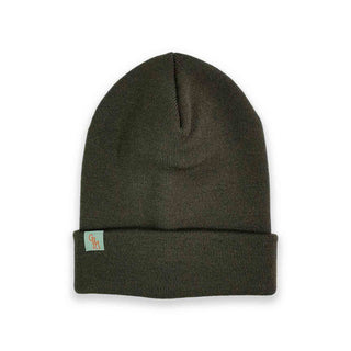 BEANIES - BASE - MERINO - Dk Olive Green -