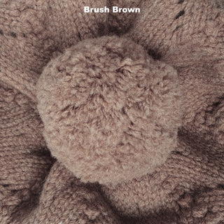 BEANIES - PEACOCK - LAMBSWOOL - Brush Brown -