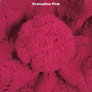 BEANIES - PEACOCK - LAMBSWOOL - Grenadine Pink -