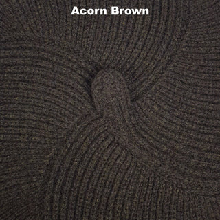 BEANIES - WHIPPET BERET - LAMBSWOOL - Acorn Brown -