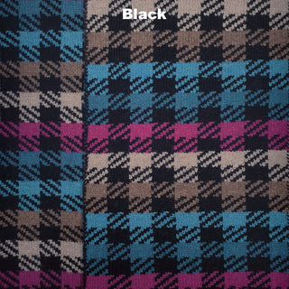 SCARVES - GIN & HAM - PREMIUM AUSTRALIAN LAMBSWOOL - Black - 