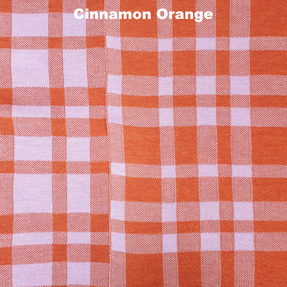 SCARVES - GRANDMAMA - EXTRA FINE MERINO WOOL - Cinnamon Orange - 