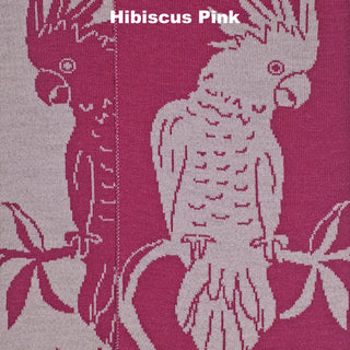 SCARVES - HELLO COCKY - MERINO - Hibiscus Pink -