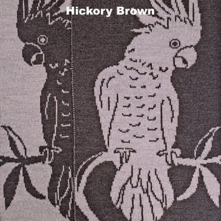 SCARVES - HELLO COCKY - MERINO - Hickory Brown -