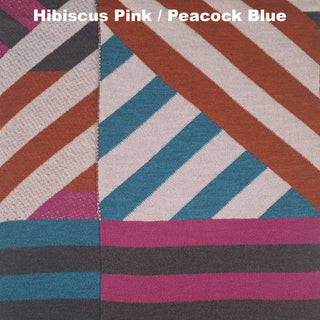 SCARVES - HELLO SAILOR - MERINO - Hibiscus Pink / Peacock Blue -