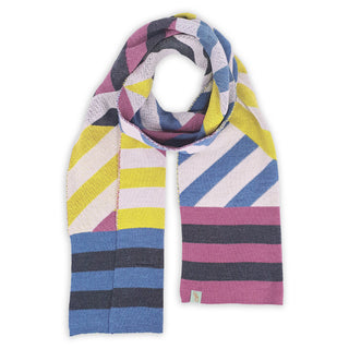 SCARVES - HELLO SAILOR - EXTRA FINE MERINO WOOL - Musk Pink / Wedgewood Blue - 