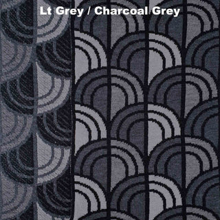 SCARVES - WINDOW - MERINO - Lt Grey / Charcoal Grey -