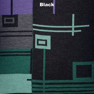 SCARVES - CIRCUIT - MERINO - Black -
