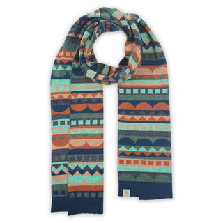 SCARVES - FOLK - MERINO - -