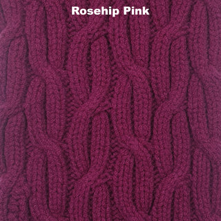 SCARVES - JUNGLE BOOGIE - LAMBSWOOL - Rosehip Pink -