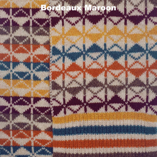 SCARVES - RICHTER - LAMBSWOOL - Bordeaux Maroon -