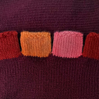 GLOVES - FABULOUS FAGINS - FINGERLESS - LAMBSWOOL - Bordeaux Maroon -