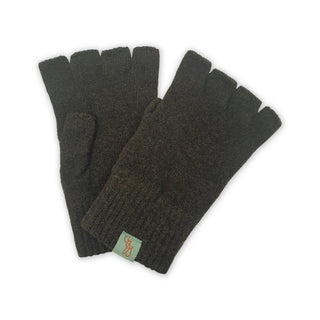GLOVES - FAGINS - FINGERLESS - LAMBSWOOL - -
