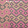 Brush Brown / Guava Pink