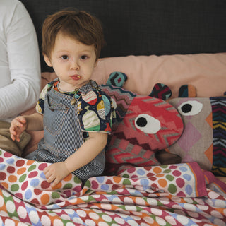 PERSONALISED BLANKETS - RAINBOW LOVE - MERINO