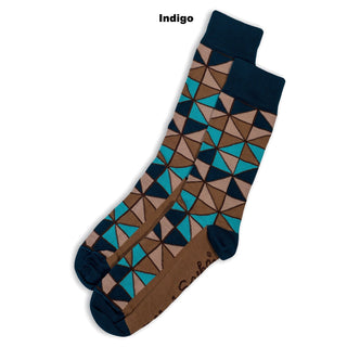 SOCKS - TIFFANY - AUSTRALIAN COTTON - Indigo - S / 2-8