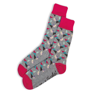 SOCKS - KITTY - AUSTRALIAN COTTON - Grey Marle - S / 2-8