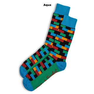 SOCKS - ELEPHANT - AUSTRALIAN COTTON - Aqua - S / 2-8