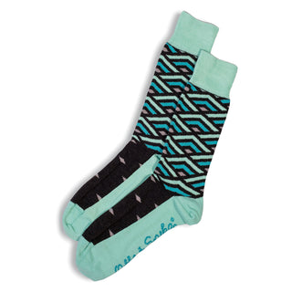 SOCKS - NOUVEAU - AUSTRALIAN COTTON - Blue - S / 2-8