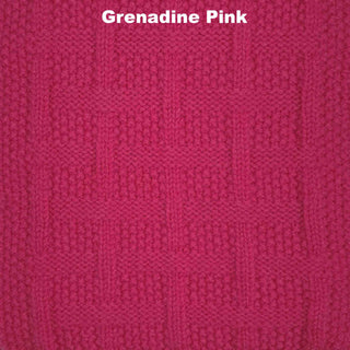 SCARVES - BASKETCASE - LAMBSWOOL - Grenadine Pink -